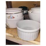 Tabletops Unlimited Floral Ceramic Bowls & Canister - Made in Indonesia, Dishwasher Safe