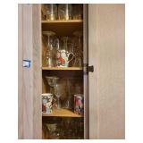 Assorted Crystal Glassware and Holiday Mugs - Stemware, Goblets & Mugs
