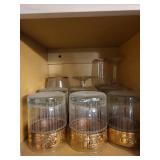 Assorted Crystal Glassware and Holiday Mugs - Stemware, Goblets & Mugs
