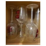Assorted Glassware Collection - Crystal Goblets, Pitcher, Stemware & Ramekins
