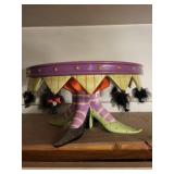 Circus Carousel Tabletop cake stand - Hand-Painted Decorative Figurine