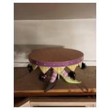 Circus Carousel Tabletop cake stand - Hand-Painted Decorative Figurine