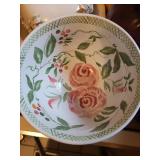 Assorted Green Pattern Ceramic Dinnerware Set - Bowls, Plates, Mugs, Cake Stand & Tile
