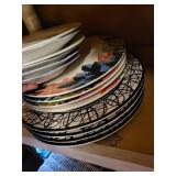 Assorted Ceramic Dinnerware - Bowls, Plates & Mugs (Mixed Patterns)