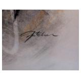 Framed Art Print - Two Women in Formal Gowns (Impressionistic Style)