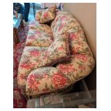 Berne Furniture Floral Upholstered Sofa