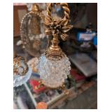 Assorted Decorative Perfume Bottles - Ornate Metal Filigree & Cut-Glass