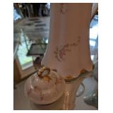 Havland France Porcelain Teapots with Floral Pattern - Lidded Pair (Lot of 2)