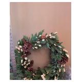 Assorted Christmas Decorations - Wreath, Garlands & Tinsel
