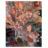 Assorted Christmas Decorations - Wreath, Garlands & Tinsel