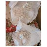 Assorted Christmas Decorations - Wreath, Garlands & Tinsel