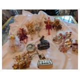 Assorted Christmas Angels & Fairy Figurines with Ornaments