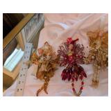 Assorted Christmas Angels & Fairy Figurines with Ornaments