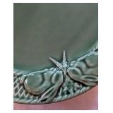 Handmade in Portugal Grapevine Pattern Ceramic Plates - Assorted
