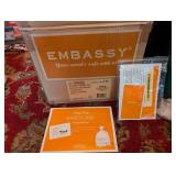 Embassy LN80H-SLV 8-Sheet Nanoshed Countertop Paper Shredder with ShredCare Accessories (NEW in box)