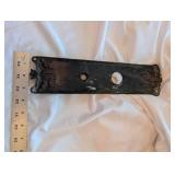 Antique Cast Metal Backplate With Foliate Scrollwork - 11 Inch Long