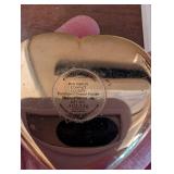 Assorted Vintage Metal Compacts - Sunburst, Heart Rhinestone, Flag Enamel & Pink Ribbon (Lot of 4)