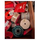 Assorted Gift Ribbon Spools & Wrapping Accessories - Wired Edge Ribbon, Gift Bags