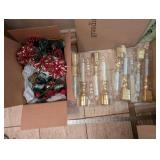 Luminara Real Flame-Effect Candles, Pier 1 LED String Lights & Christmas Decor Mix