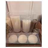 Ralph Lauren Boxed Candles & Assorted LED Candle Decor - Mixed