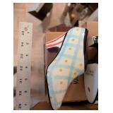 Decorative Painted Ceramic Clogs - Hand Painted Dutch Shoes (Lot of 6)