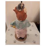 Antique Paper Mache Figure - Marked 1924