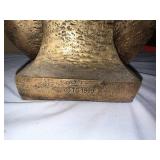 TC 1999 Classical Female Bust Statue Faux Bronze Finish 21 in Decor
