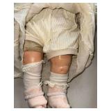 Vintage Composition Baby Dolls Lot of 2 in Dresses for Repair Display