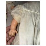 Vintage Composition Baby Dolls Lot of 2 in Dresses for Repair Display