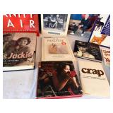 Mixed Hardcover Coffee Table Book Lot Celebrity Fashion Dogs Decor