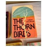 Mixed Vintage Book Lot Thorn Birds Wuthering Heights Gone With Wind