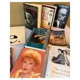 Mixed Books Lot Design Fashion Biography Decor Hardcover Paperback