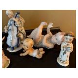 Vintage Porcelain Figurine Lot Cherubs Babies Musicians Josef Ucagco