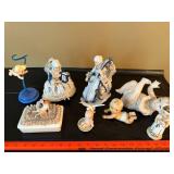 Vintage Porcelain Figurine Lot Cherubs Babies Musicians Josef Ucagco