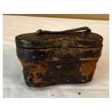 Antique Opera Glasses Mother of Pearl Brass Tone w/ Case Good