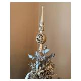 Artisan Christmas Tree Centerpiece Candelabra 3 Light 33in Floral