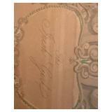 Set of 4 Oval Gilt Framed Victorian Portrait Prints Wall Art Vintage
