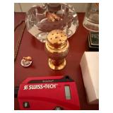 Vintage Miscellaneous Collectibles Lot Clock Cameo Mug Swiss+Tech