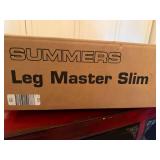 Summers Leg Master Slim Exercise Machine Boxed Home Fitness Trainer
