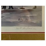 Nita Anderson A Minneapolis Christmas 1988 Framed Signed Print 43/500