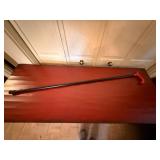 Canes Galore Walking Cane Red Marbled Derby Handle 36in Black Shaft
