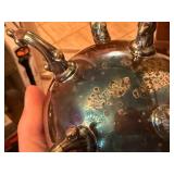 Vintage Silverplate Tea Coffee Service Set Tray 6 Pc Ornate Victorian