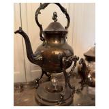 Vintage Silverplate Tea Coffee Service Set Tray 6 Pc Ornate Victorian