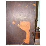 Antique Victorian Gingerbread Mantel Clock Wood Case 21in Parts Repair