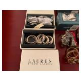 Holiday Decor Lot Lenox Reed & Barton Lauren Ralph Lauren Napkin Rings