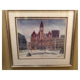 Susan Amidon Landmark Center Framed Limited Print 109/550 Signed