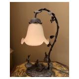 Jiin Chii Fairy Figural Table Lamp Sung-Po Design Frosted Shade