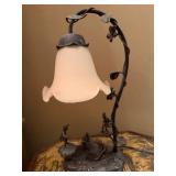 Jiin Chii Fairy Figural Table Lamp Sung-Po Design Frosted Shade