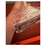 Waterford Crystal Square Decanter w/ Stopper Engraved 2005 Boxed