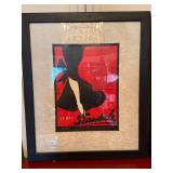 Framed French Advertising Style Prints Set of 2 Black Frames Wall Art